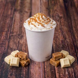 White Toffee Crunch Hot Chocolate
